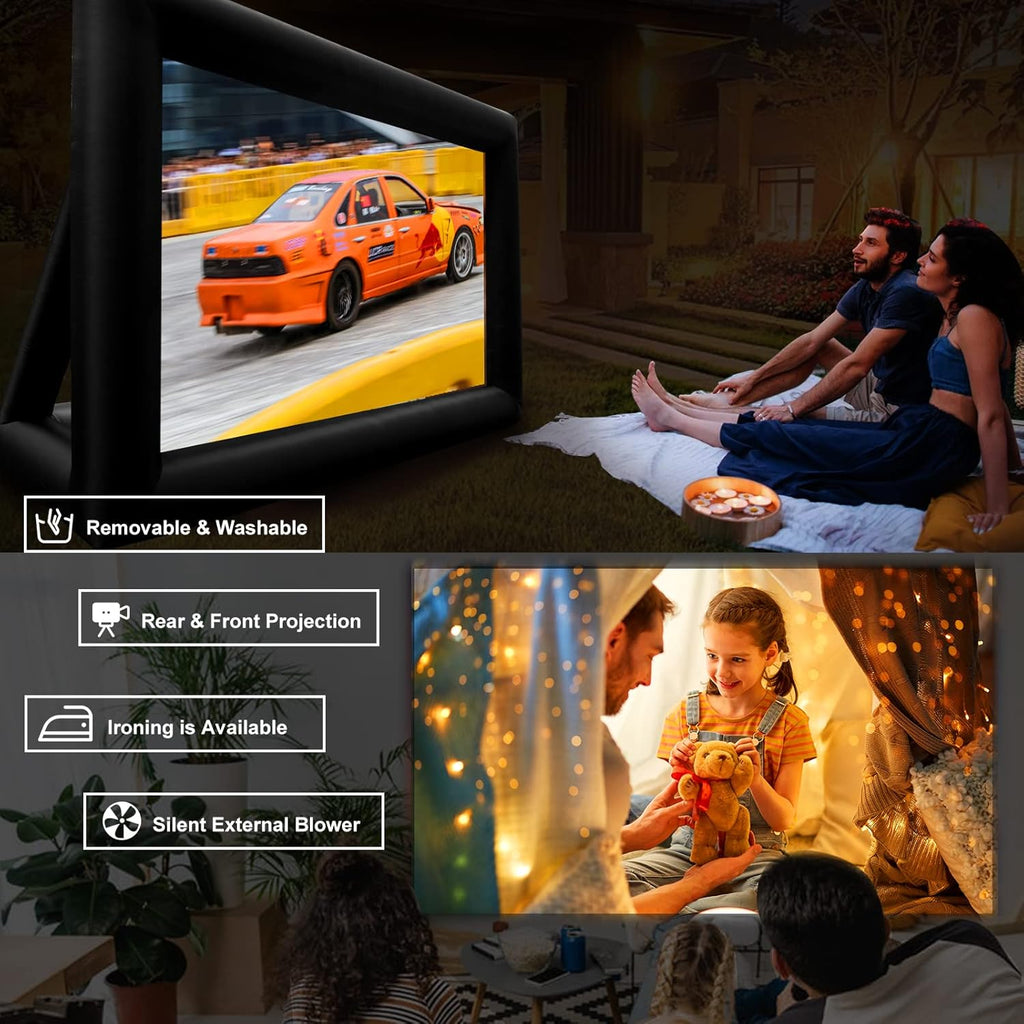 Inflatable Projector Screen with Air Blower and Carry Bag F5339