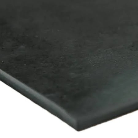 Neoprene 3/16 in. Thick x 36 in. Length x 48 in. Width Rubber Sheet, Black U712766