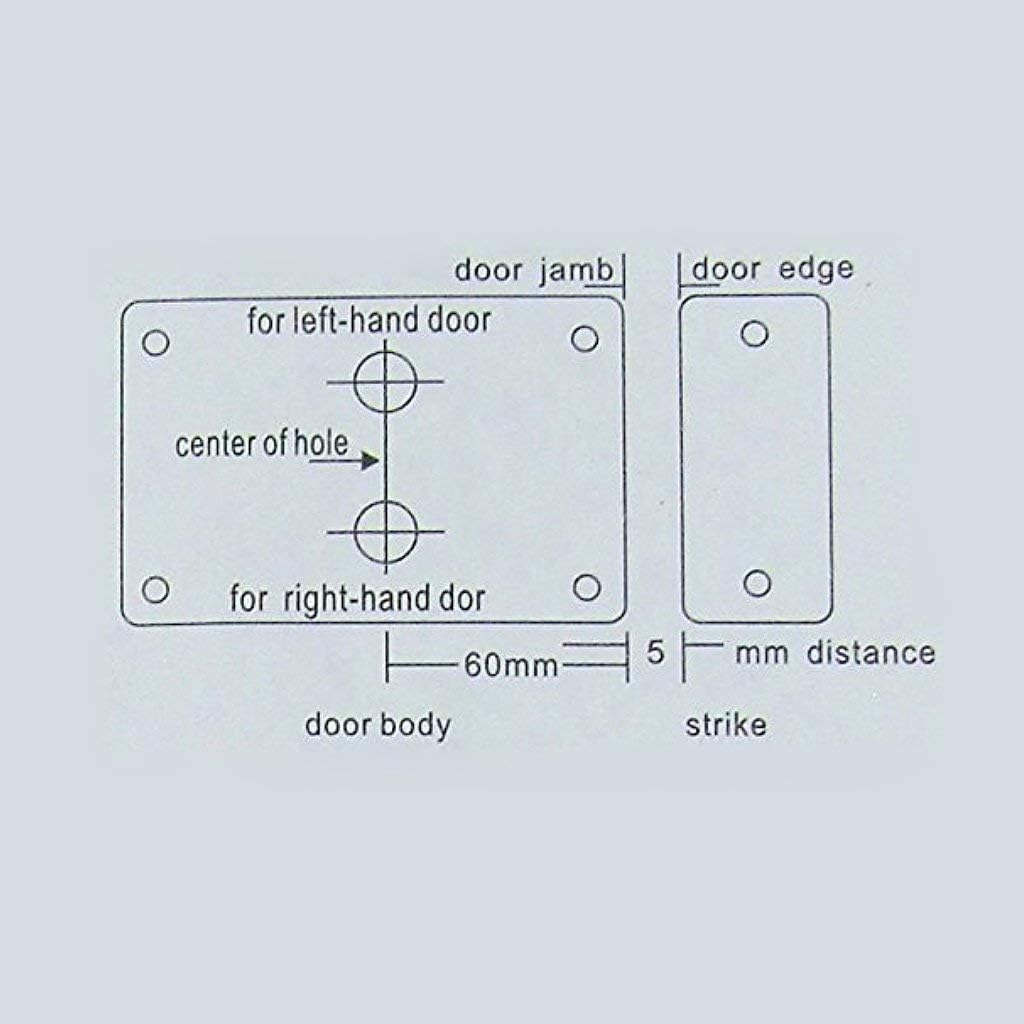 Stainless Steel Electronic Door Lock with 6 Computerized Keys B480