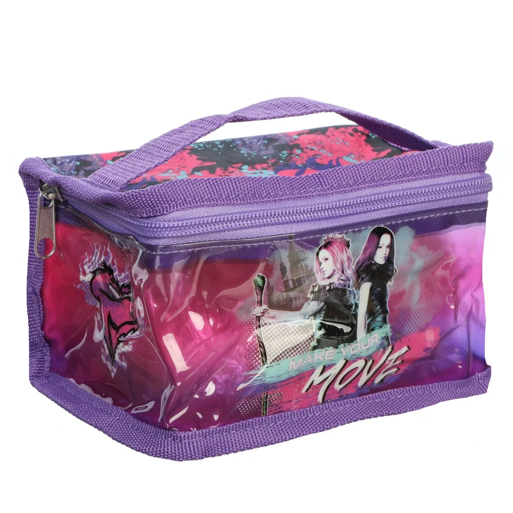Clear Utility Case with Sleep Mask, Hair Ties and Comb & Mirror Set F3402