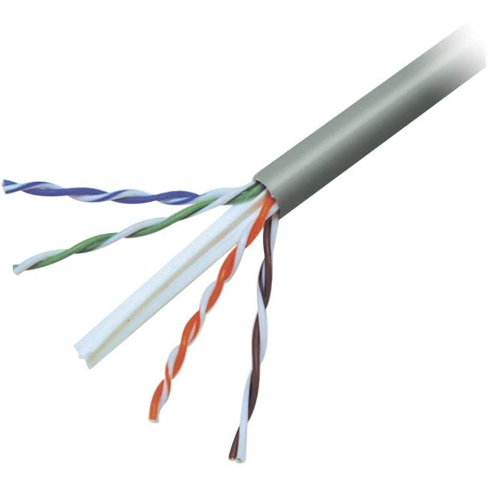 Cat6 Solid Bulk Cable, Plenum - 500 ft C123