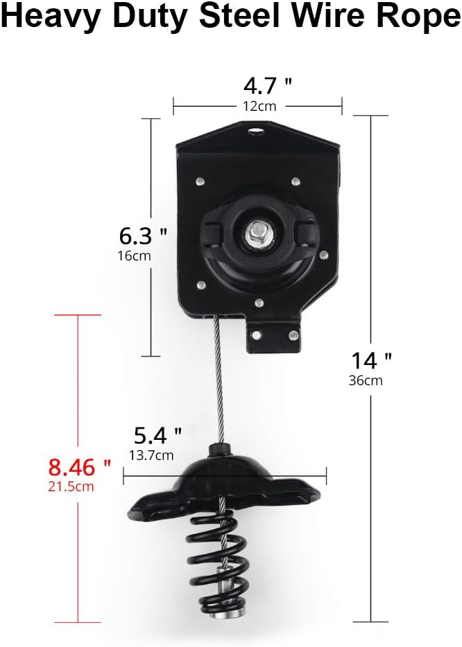 Spare Tire Hoist Winch Carrier Pack of 2 V609