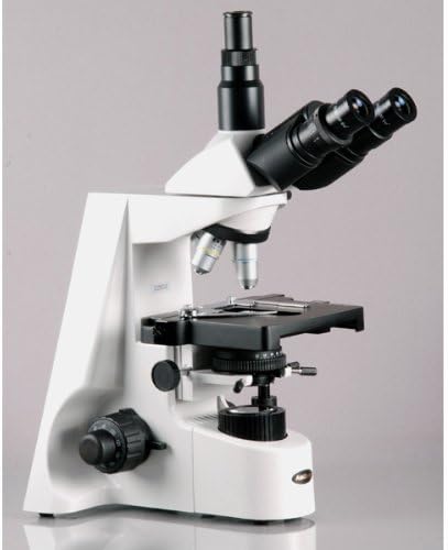 Digital Trinocular Compound Microscope, 40X-2500X Magnification, Infinity Objectives, 1.3MP Camera S737
