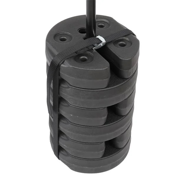 Black Water Fillable Weight Plates for Tent Canopy Q26000