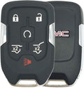 6 Buttons Key Fob Cover Case for GMC Yukon Chevy Tahoe Suburban T3193