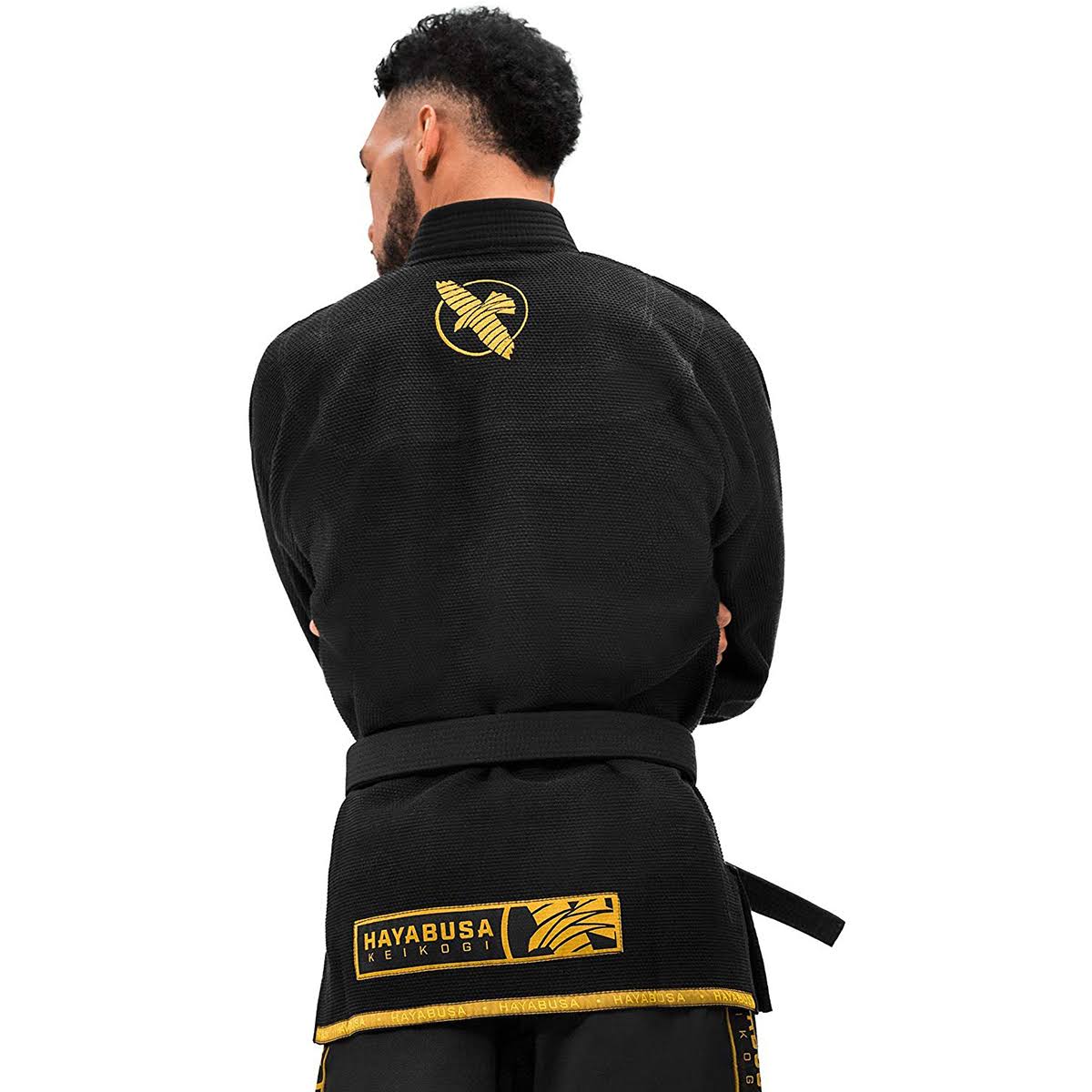 Black/Gold Lightweight Jiu Jitsu Gi A327