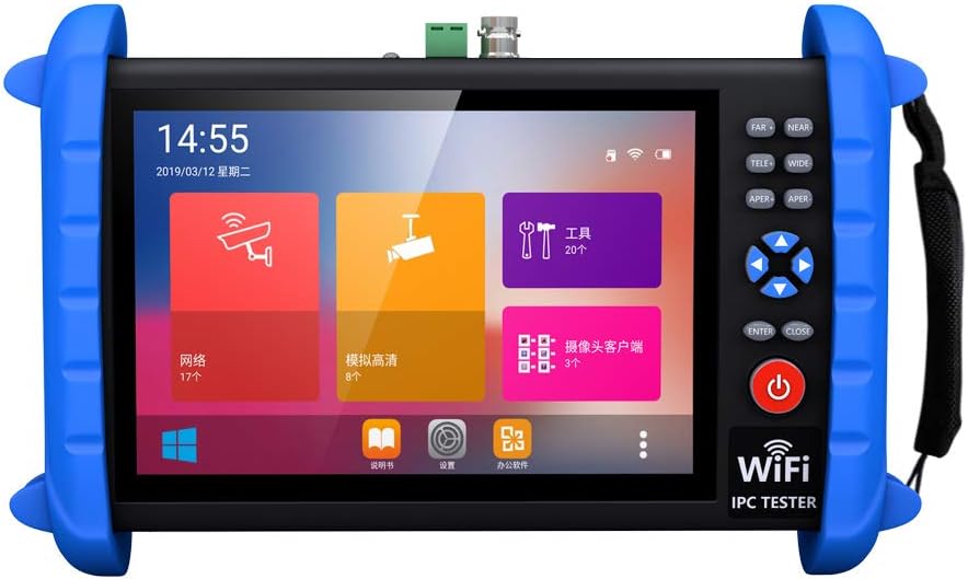 CCTV Camera Tester with IP Discovery, PoE, WiFi, HDMI Output F8653