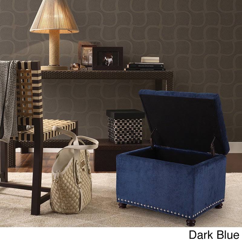 Rectangular Tufted Storage Ottoman P98274
