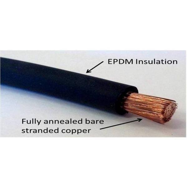 40 ft 2 AWG 10-Piece 3/8 in Tinned Copper Cable Lug Terminal Connectors with 3 ft Heat Shrink Tubing P595801