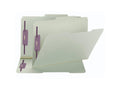 Green Legal Size Classification Folders with Fasteners V6853
