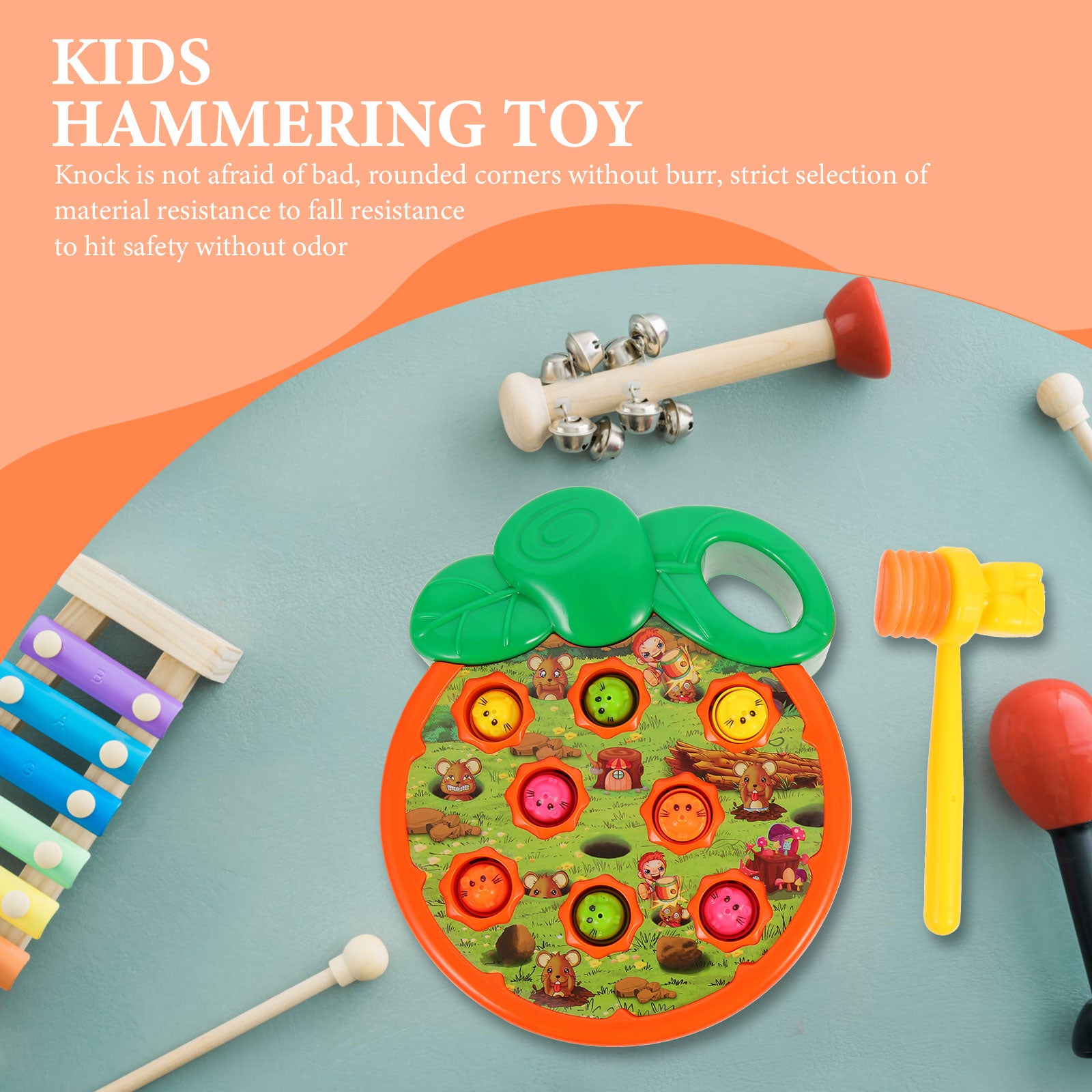 Hammering Toy Mole Game Educational Toys Kids Toddler Y593243