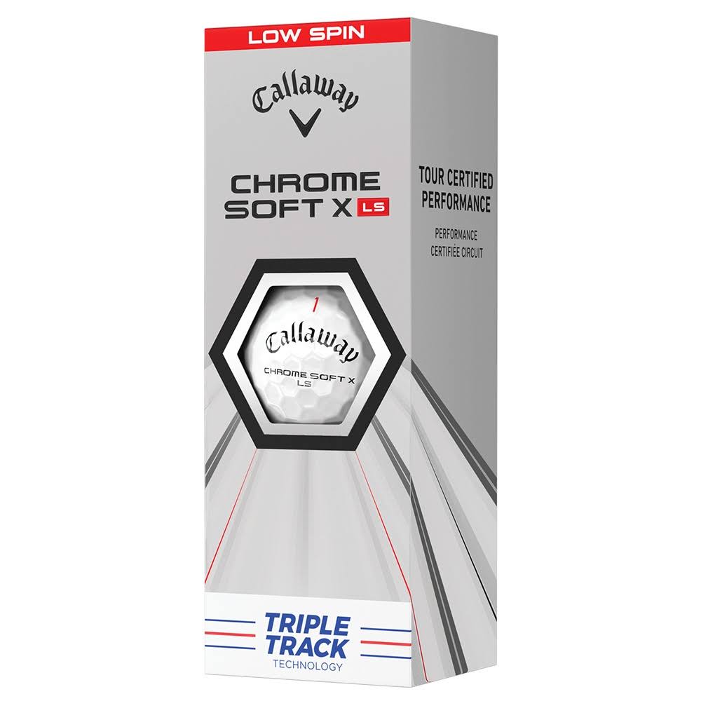 White Triple Track Golf Balls I74314