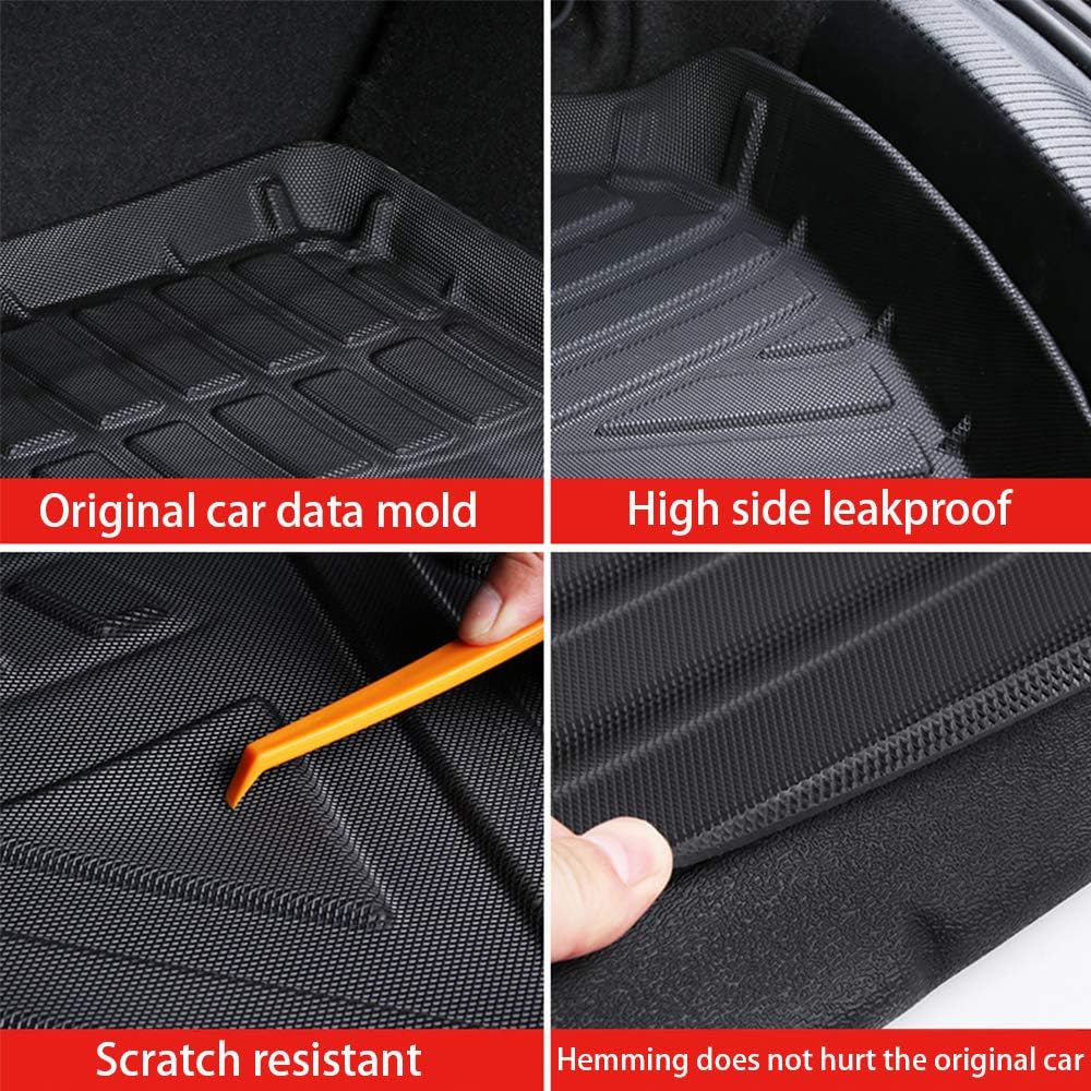 Black Heavy Duty Rubber Cargo Liner Pack of 2 N963