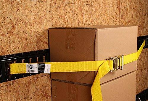 8-ft Powder-Coated Steel E Track Tie-Down Rail, Pack of 4 P23264