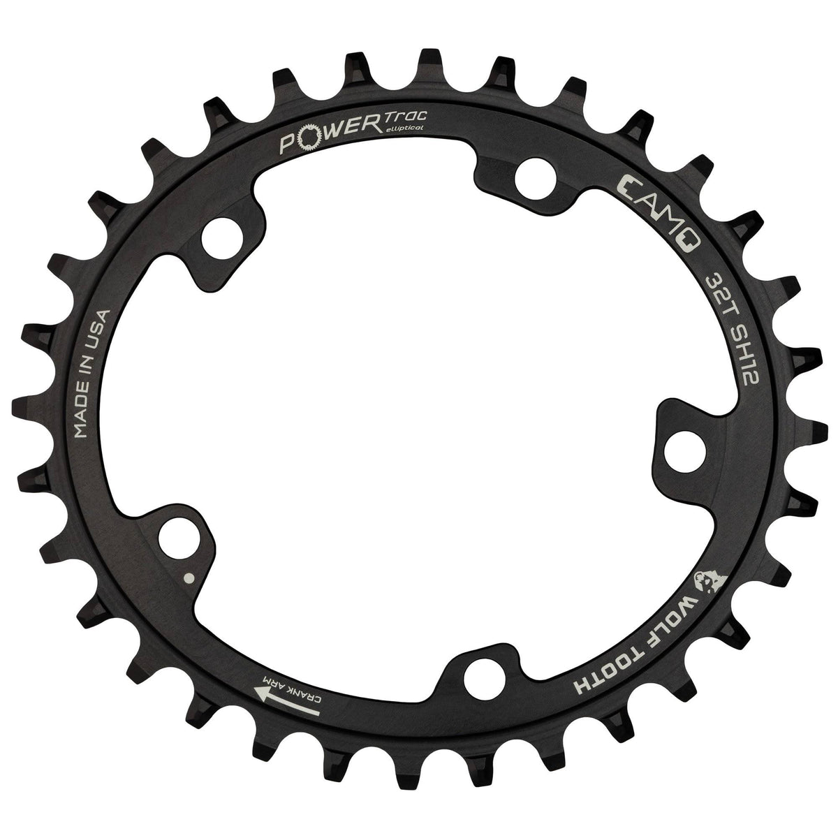 Camo Aluminum Elliptical Chainring L491