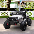 White Kids Electric Ride on Truck N4057