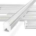 Link-able 4ft 24w 6500k 3100lm Clear Cover Led Shop Light Pack of 6 W39503