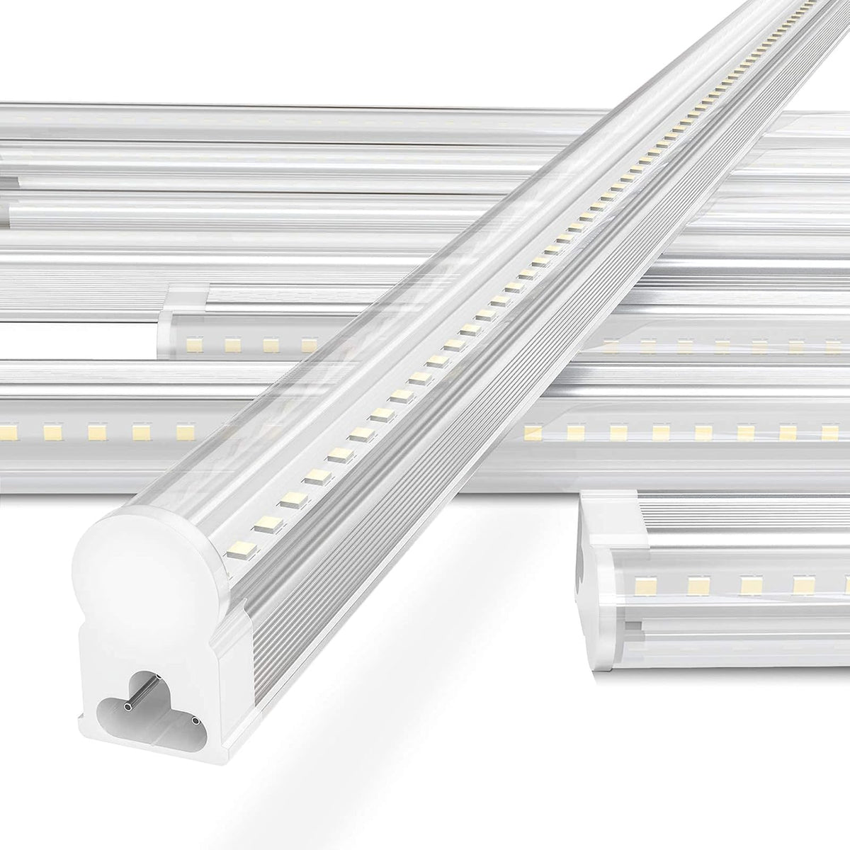 Link-able 4ft 24w 6500k 3100lm Clear Cover Led Shop Light Pack of 6 W39503