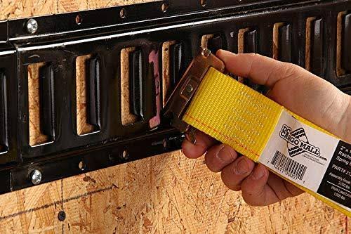 8-ft Powder-Coated Steel E Track Tie-Down Rail, Pack of 4 P23264