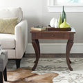 Brown One Drawer Storage Side Table N1619