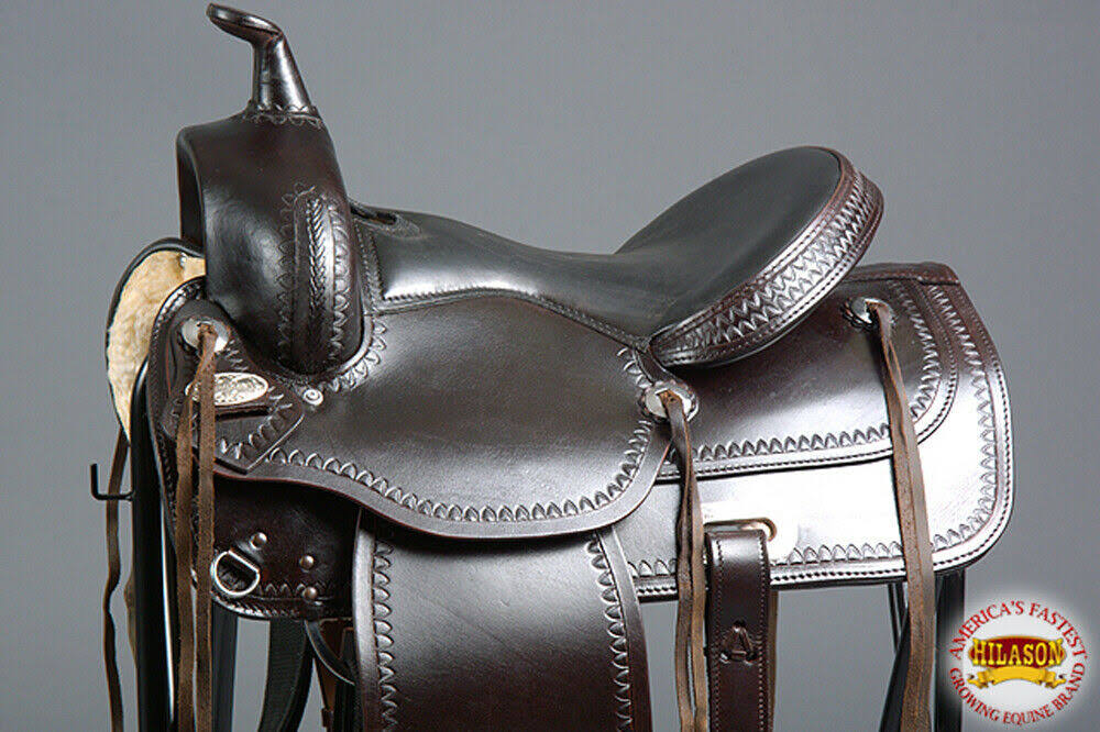 18x22 Leather Draft Horse Saddle R49011