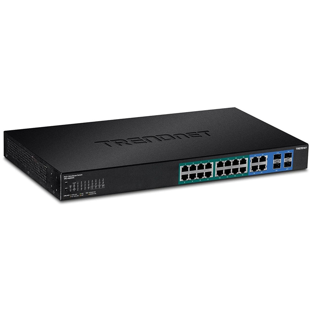 16-Port Gigabit Web Smart PoE+ Switch V482148