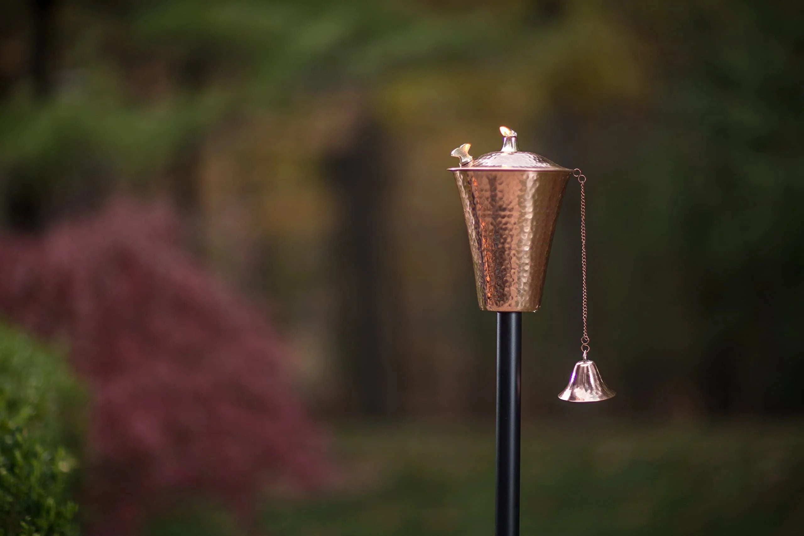 Hammered Copper Tiki Torch 4 Pack C319