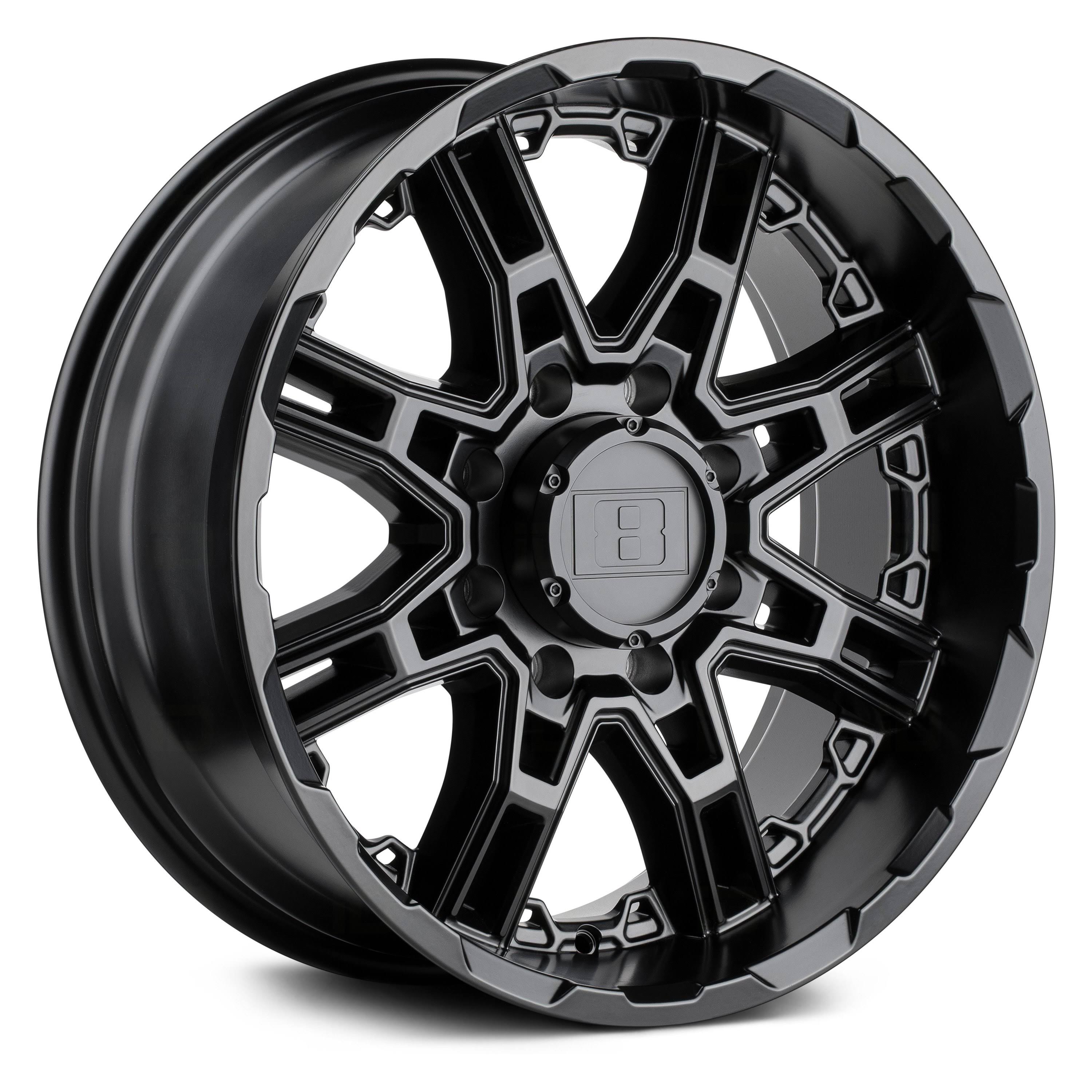 22x10 6x5.5 (6x139.7) Matte Black -12mm Wheel H5831