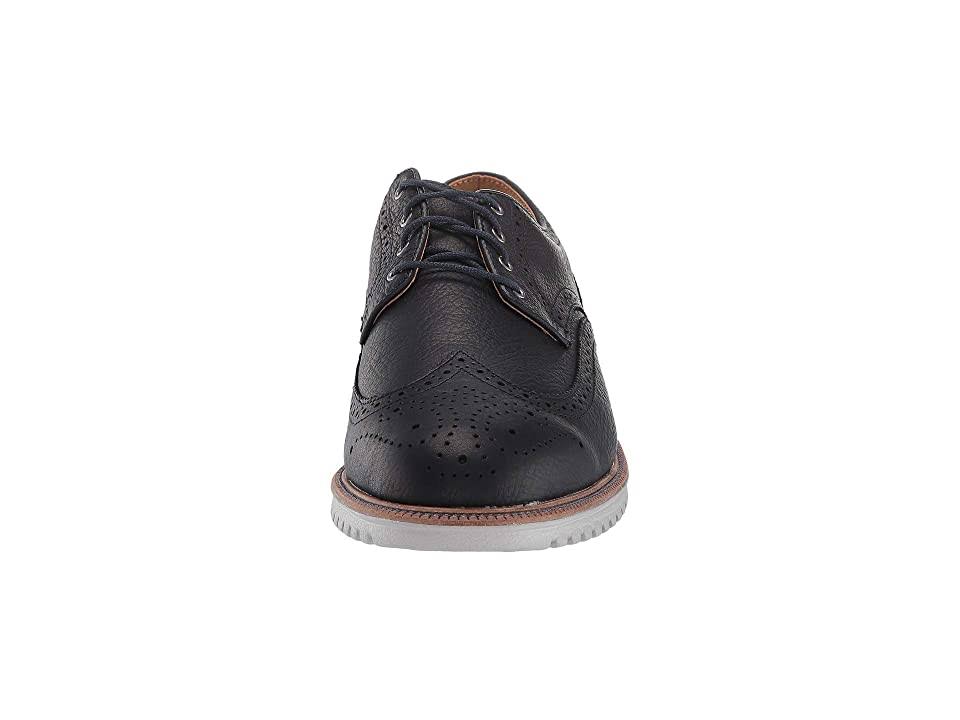 Black 11 X-Wide Wing Tip Shoes D3362
