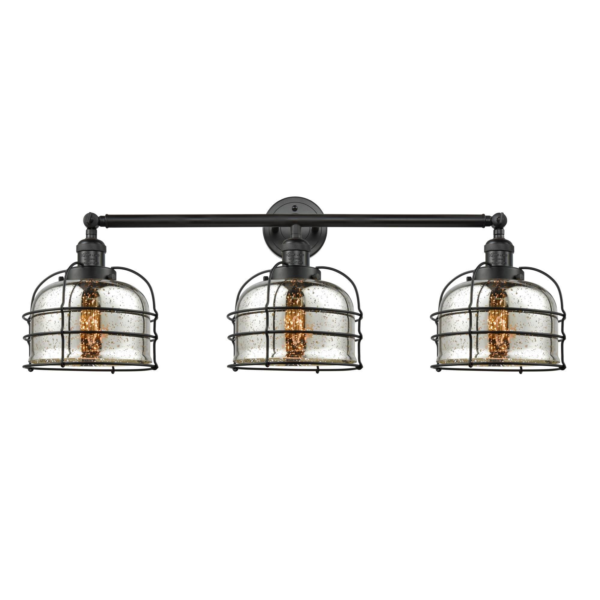 Black 3 Light Bath Vanity Light Q273