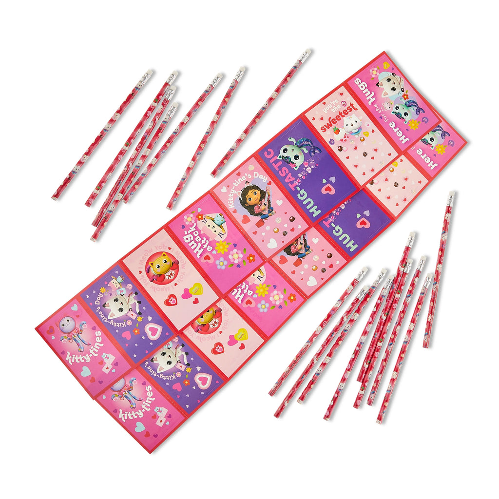 16 Count Greeting Card Set with Pencils N829
