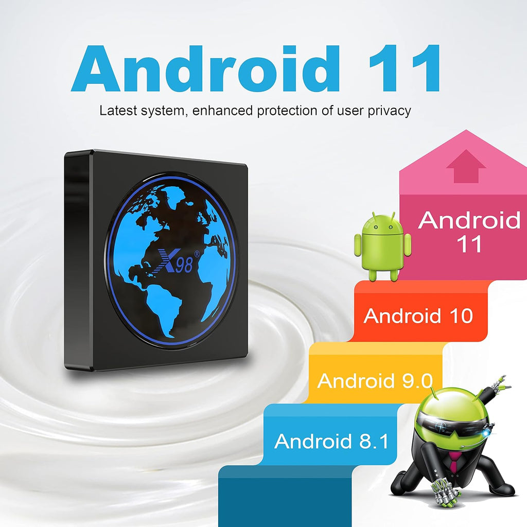 Android TV Box 4GB 32GB 4K HDR Pack of 2 M937