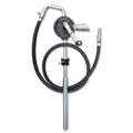 10 GPM Rotary Vane Manual Fuel Transfer Pump with 8-Ft Anti-Static Hose, Non-Sparking Nozzle, Holder, Vacuum Breaker & Flame Arrestor W841546