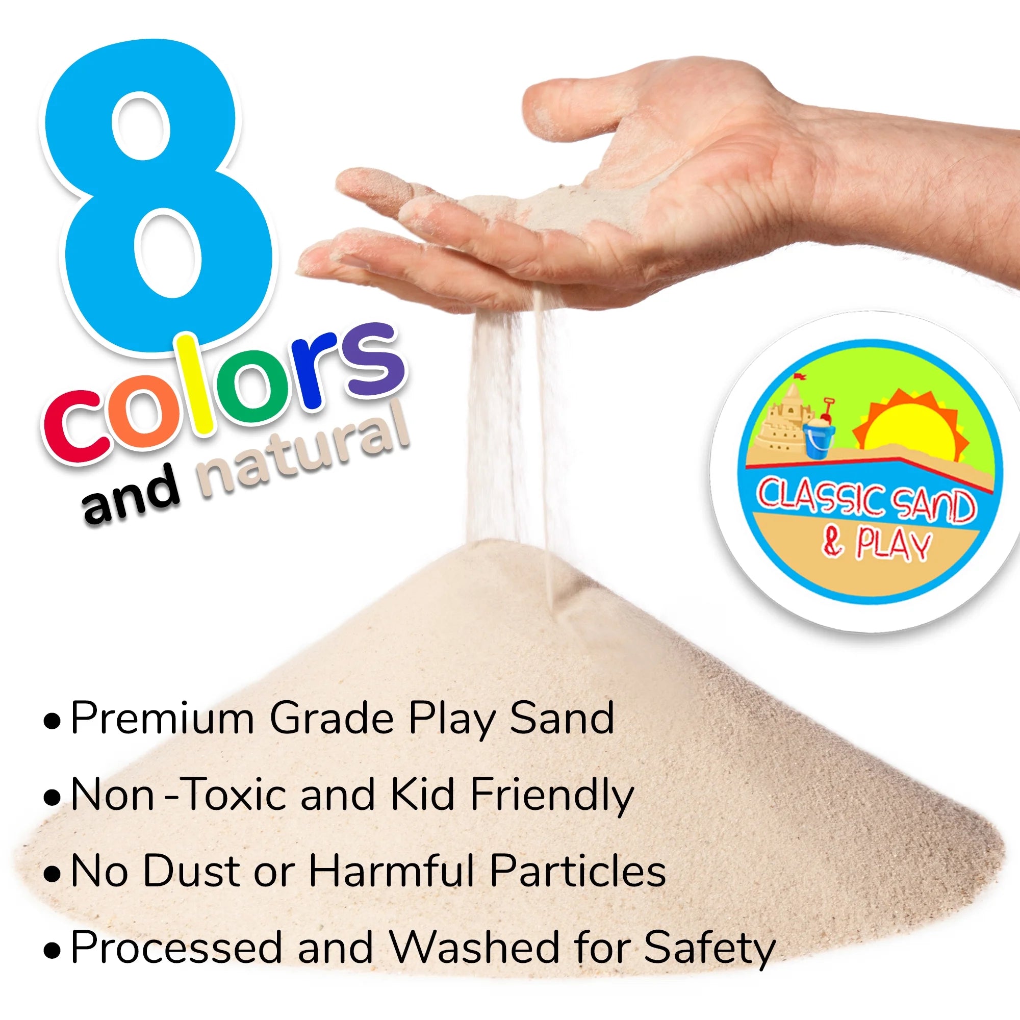 Red Colored Play Sand, 5 lb. Bag Q110292