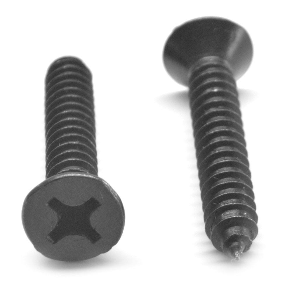 Black Oxide Flat Head Sheet Metal Screws K218308