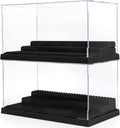 2 Pack Clear Acrylic Display Case with 3 Movable Steps J321