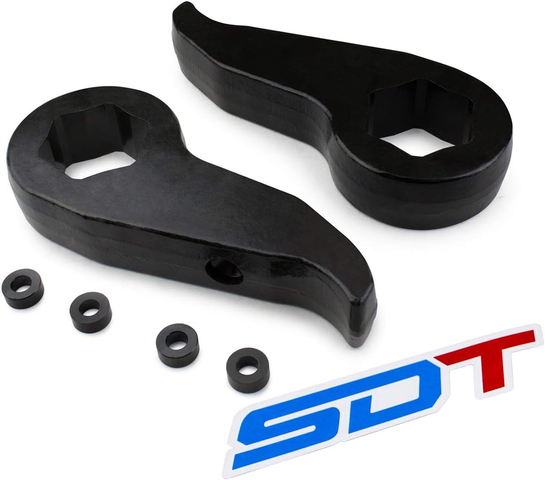 3" Front Leveling Lift Kit Adjustable Torsion Keys Fits 2011-2020 Chevy Silverado GMC Sierra 2500HD 3500HD 2WD 4WD L849