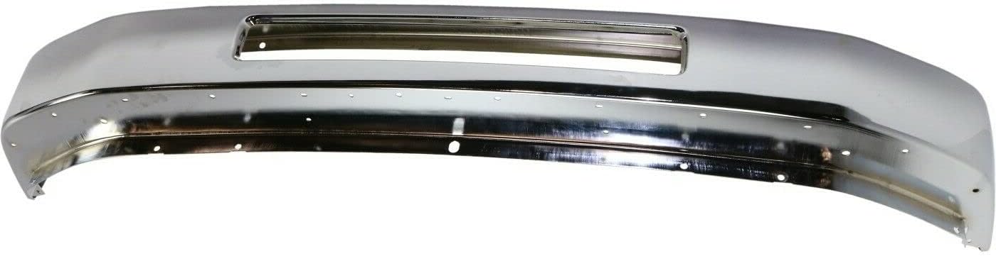 Chrome Steel Front Bumper Face Bar for Ford Econoline Van O3424