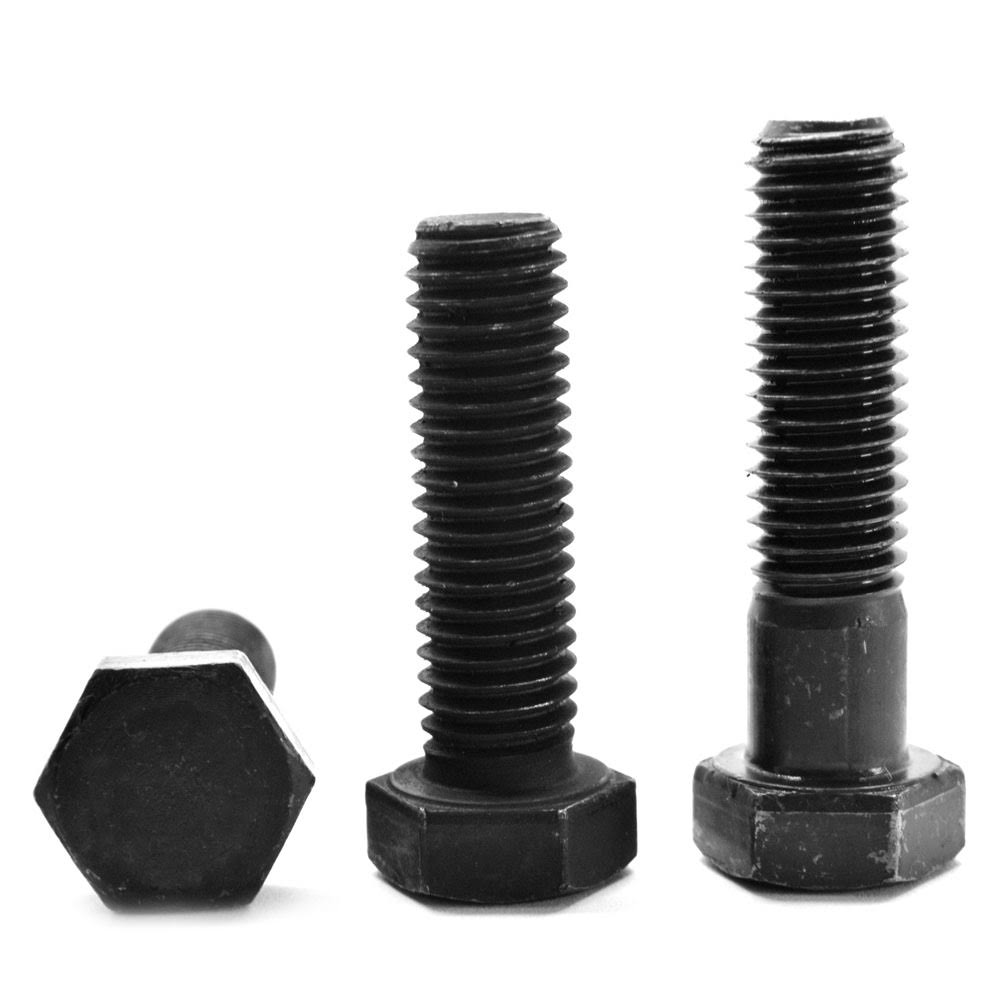 9/16x22-18 x 4 1/2x22 Fine Thread Grade 8 Hex Cap Screw Black Oxide O565201