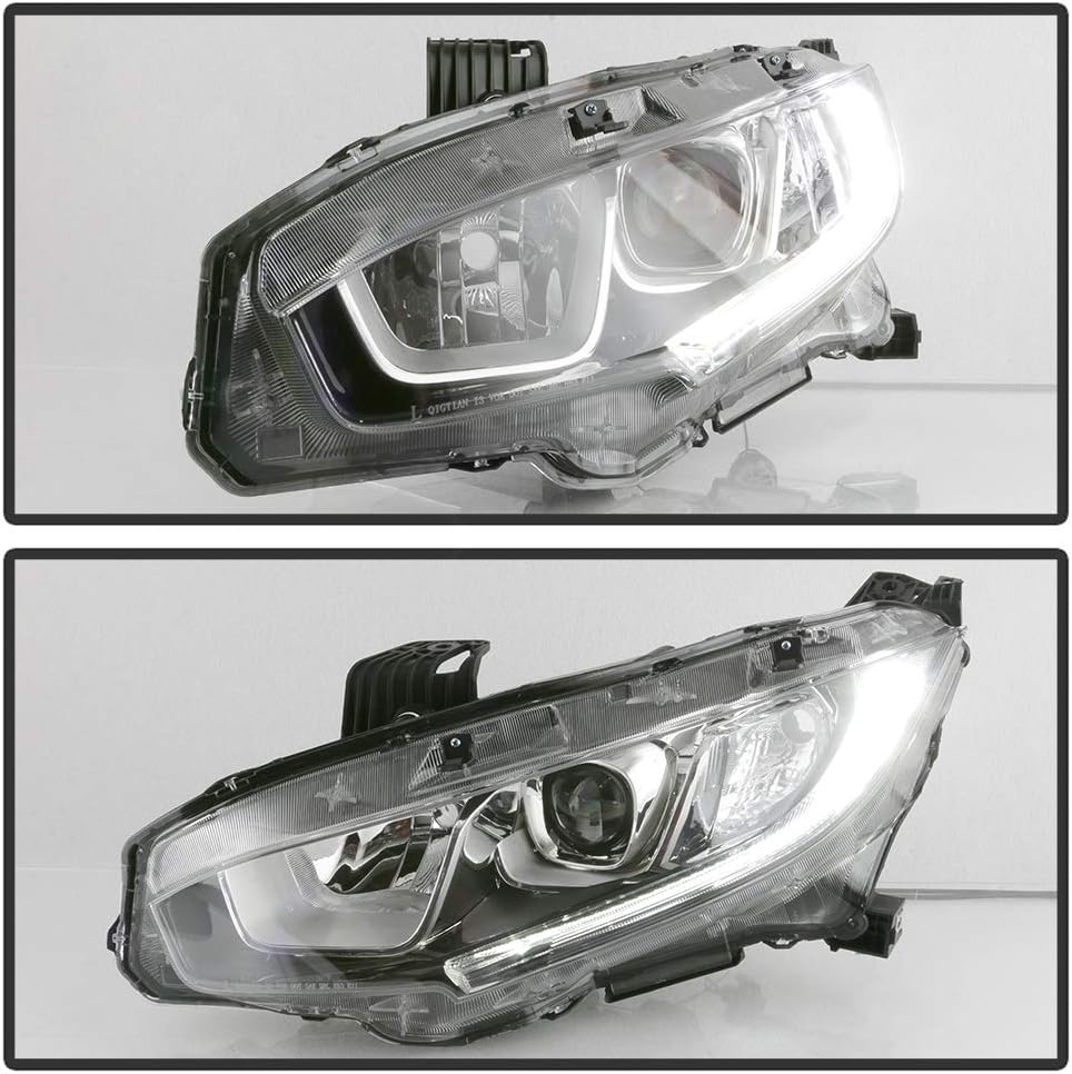 LED DRL Projector Headlight Headlamp Replacement Driver Side U979