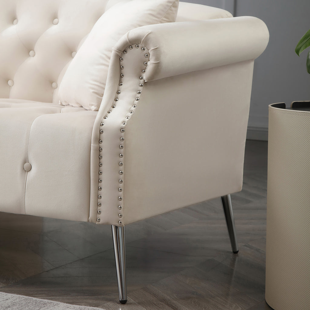 Chesterfield Velvet Loveseat S787636