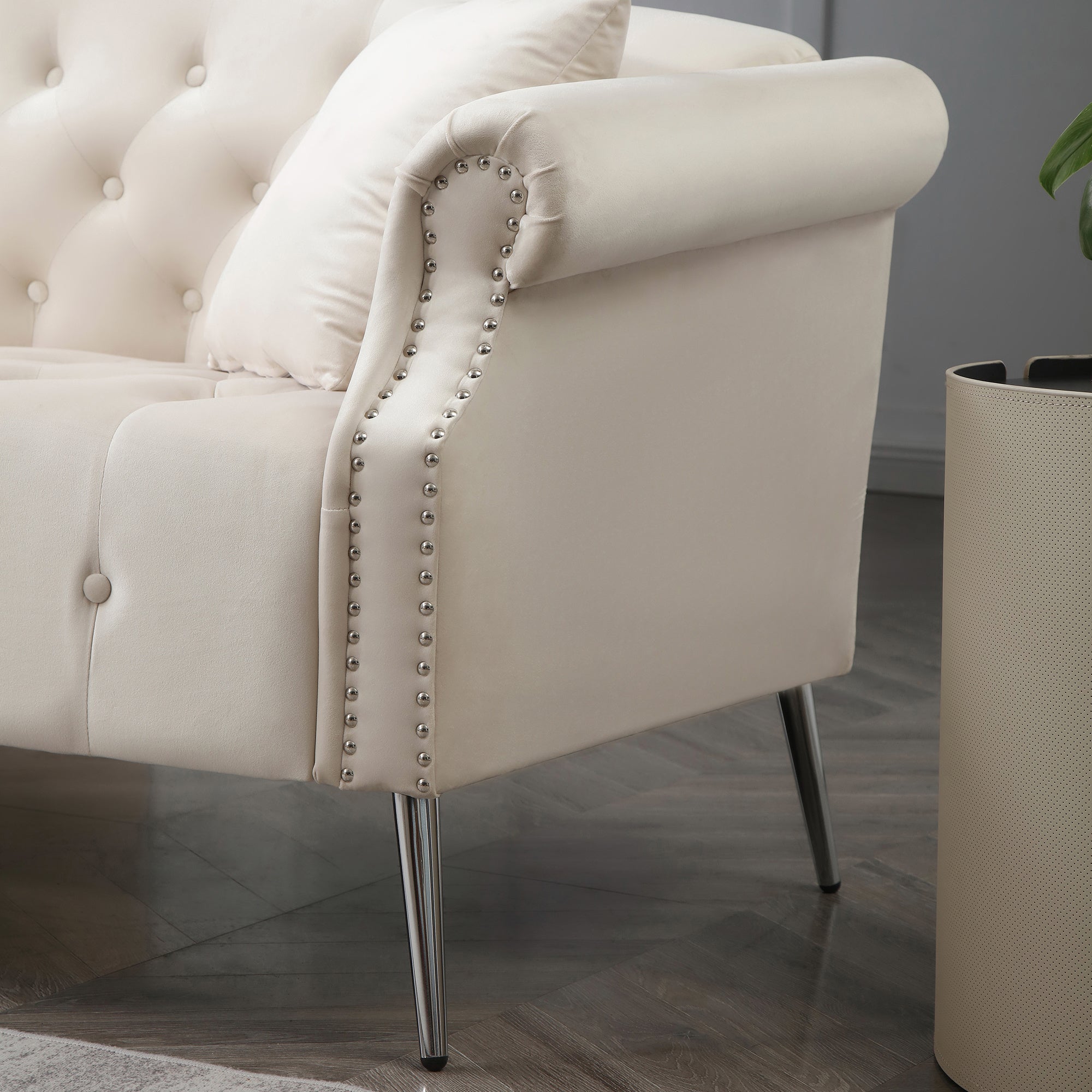Chesterfield Velvet Loveseat S787636