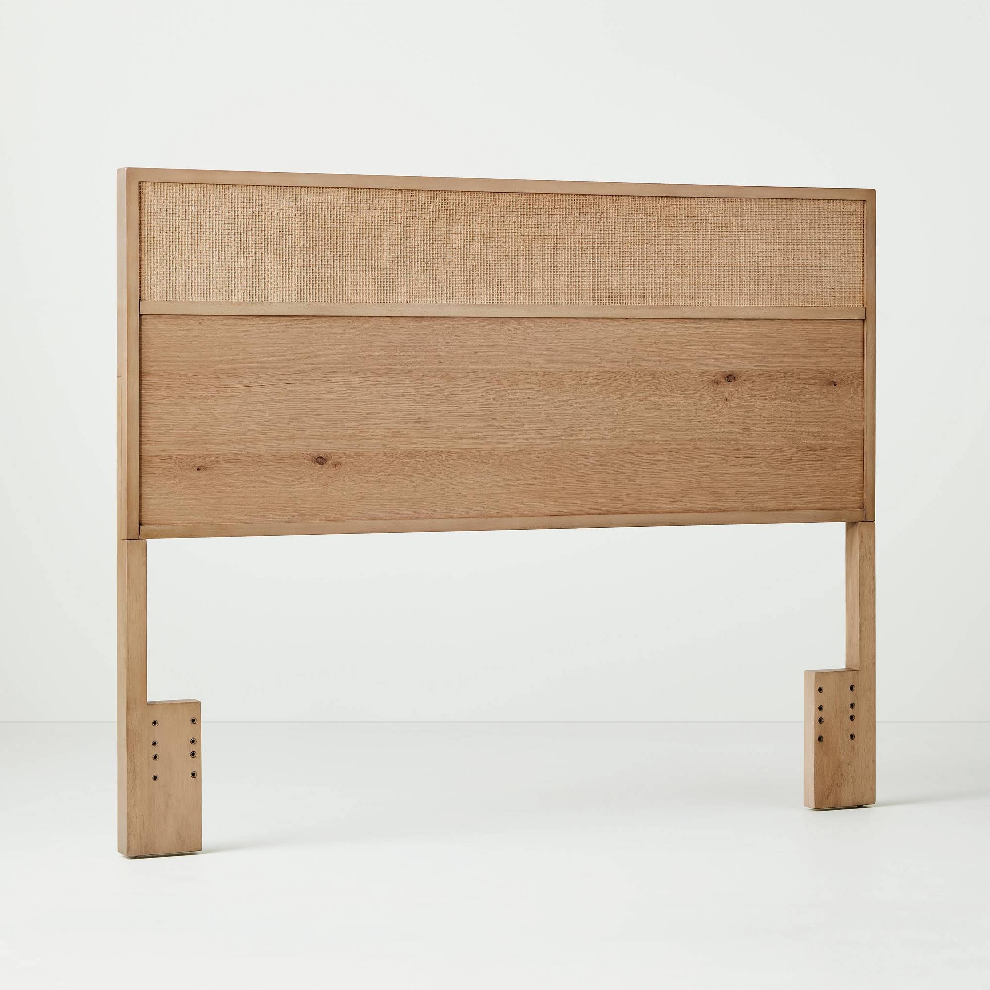 Natural Wood and Cane Headboard U684