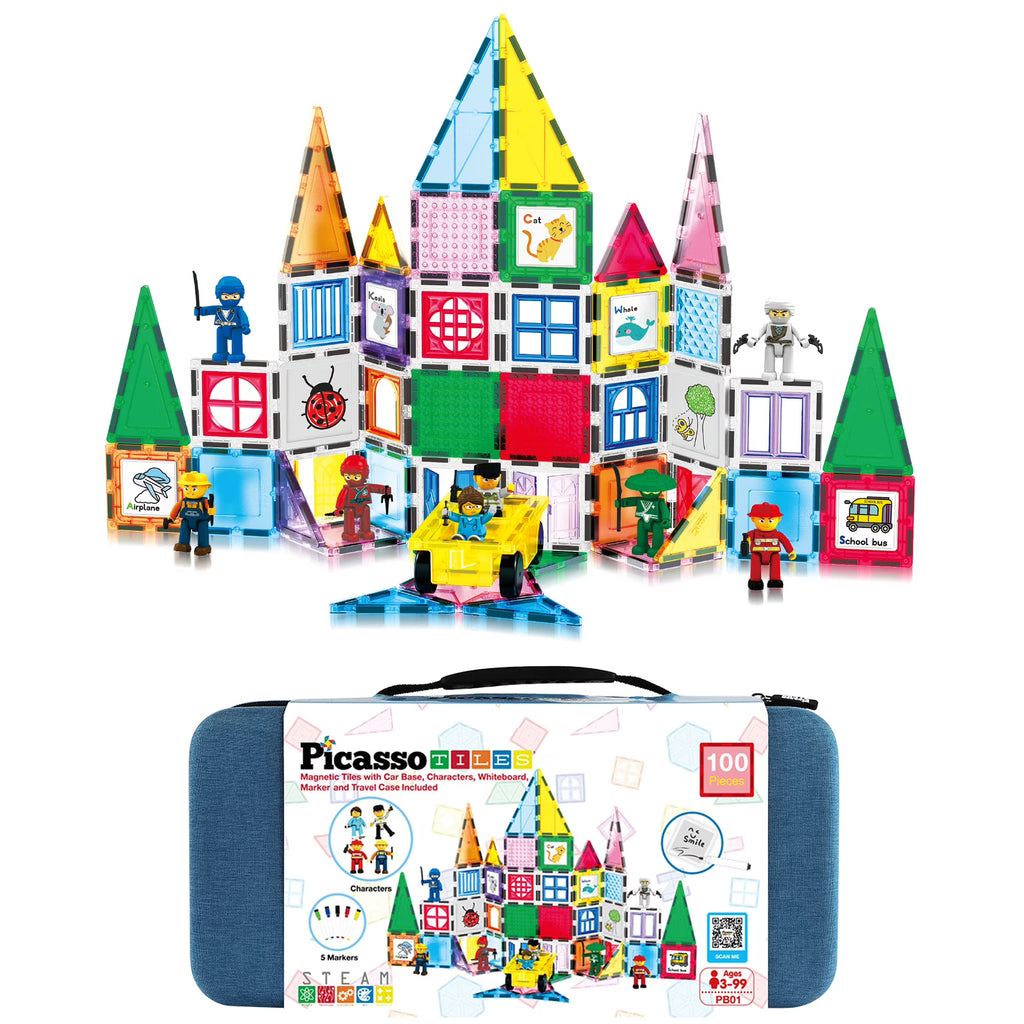 100 Pieces Magnet Tile Building Block Set N4215