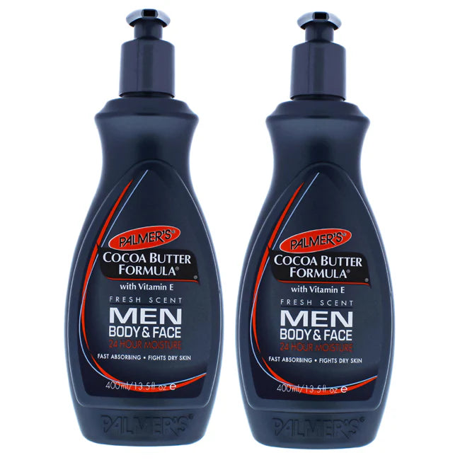 Men Body and Face Lotion - Pack of 2 - 13.5 oz Z795