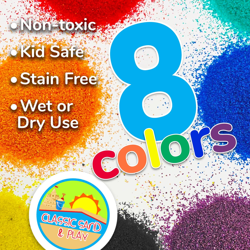 Red Colored Play Sand, 5 lb. Bag Q110292