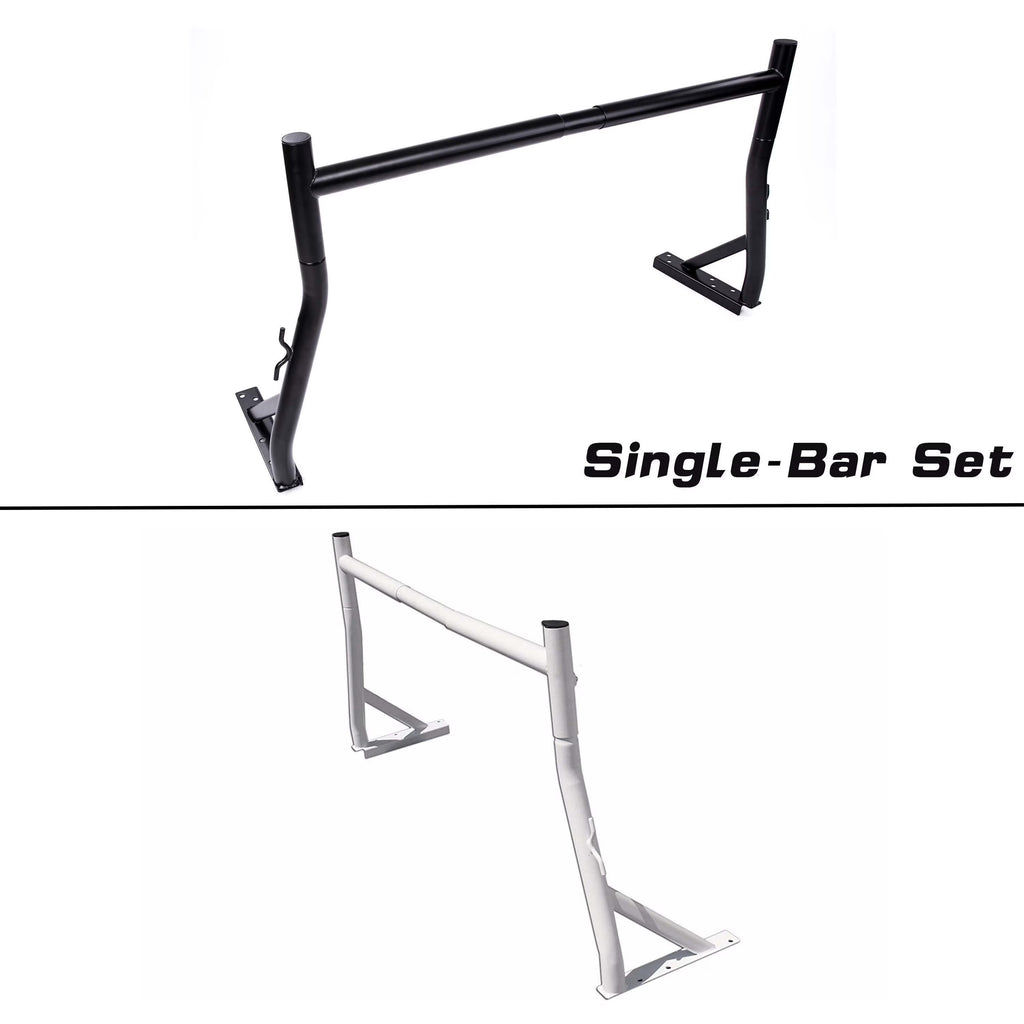 Black Pickup Truck Utility Ladder Rack T336