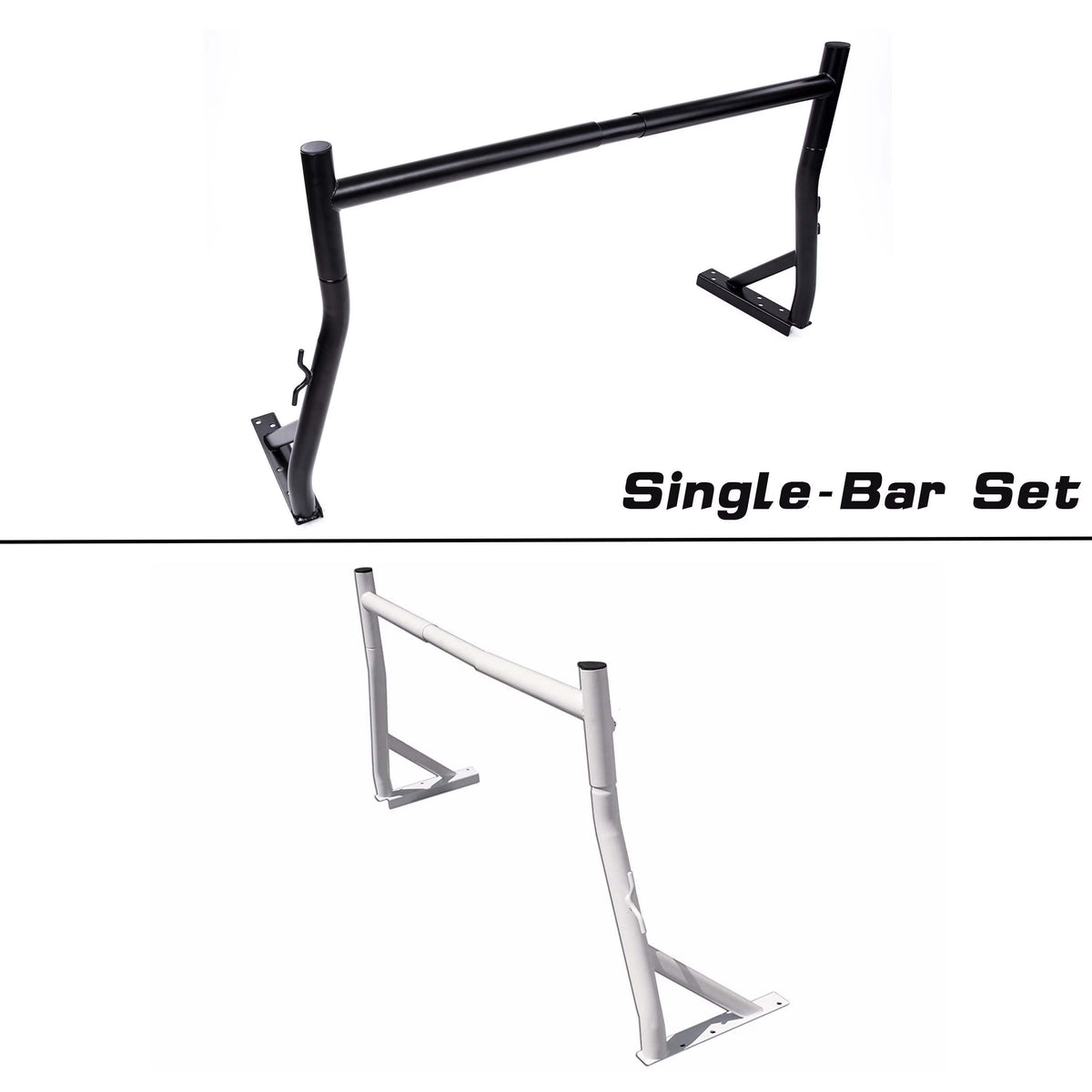 Black Pickup Truck Utility Ladder Rack T336