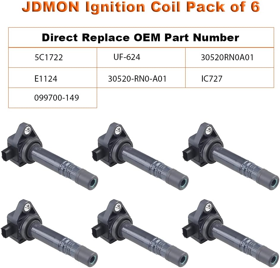 Ignition Coils Pack of 6 Q521