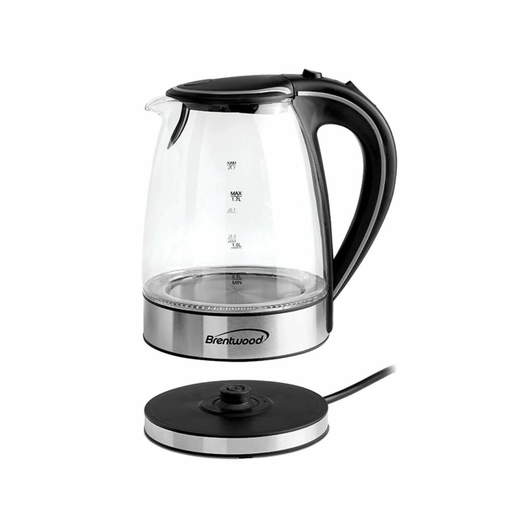 1.7L Cordless Glass Electric Kettle D2269